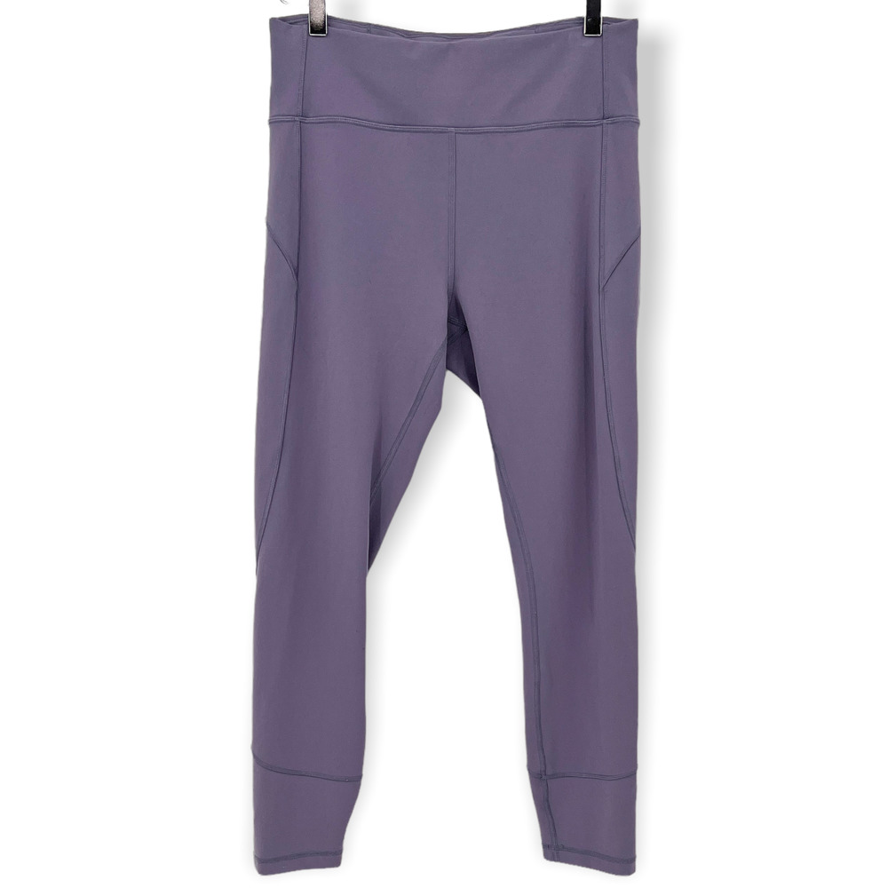 Lumulemon Purple Quartz In Movement 25" Inseam 7/8 Tight Legging Size 10